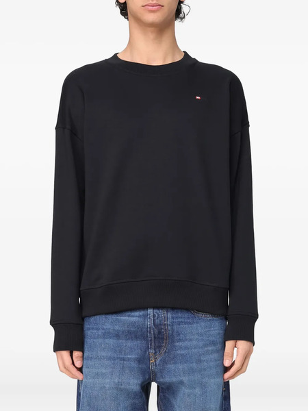 Diesel Logo-embroidered Sweatshirt - Black 