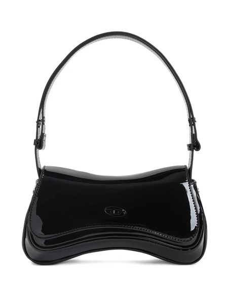  Diesel Logo-plaque Shoulder Bag - Black 