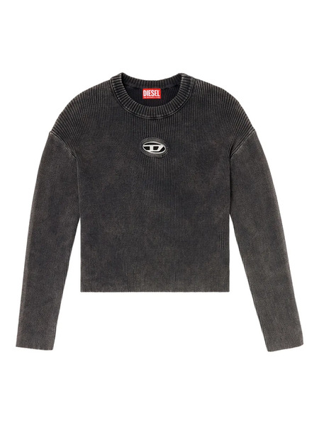  Diesel M-anchorex Logo-detail Sweater - Black 