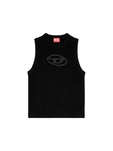  Diesel M-argarin Knitted Top - Black 
