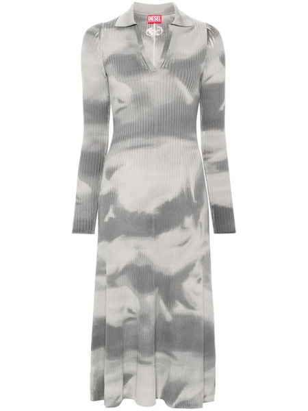  Diesel M-bridge Midi Dress - Grey 