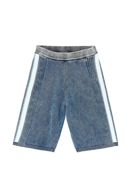  Diesel M-esther Denim-effect Shorts - Blue 
