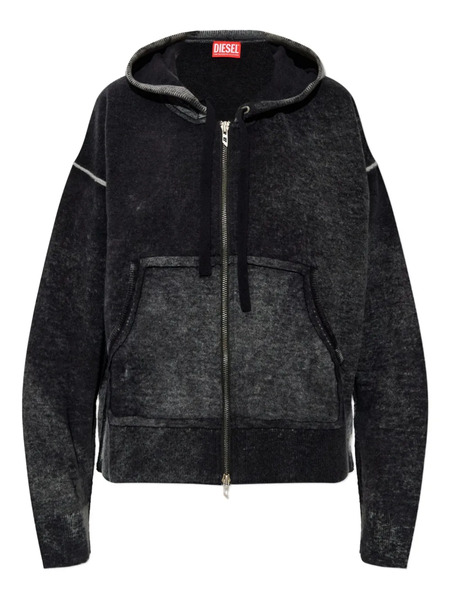  Diesel M-hermine Zip-up Hoodie - Black 