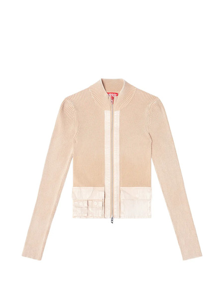  Diesel M-melissa Cardigan - Neutrals 