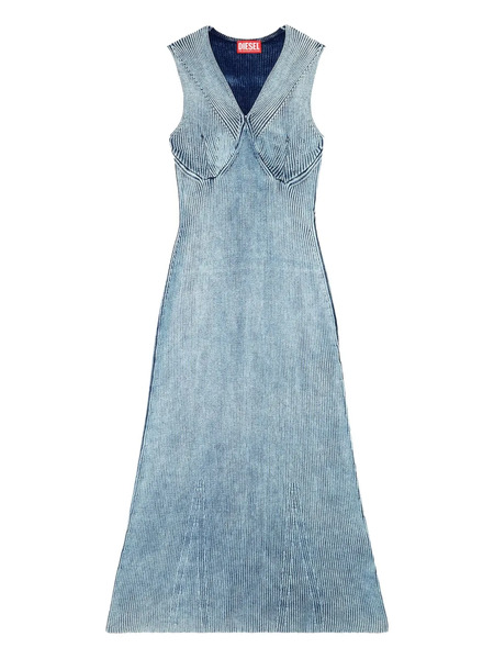  Diesel M-milong Midi Dress - Blue 