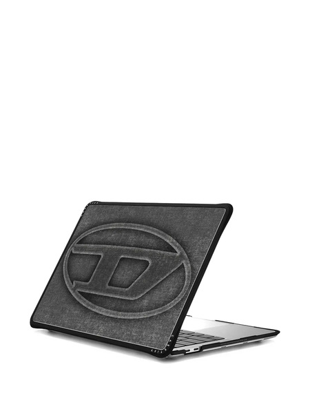  Diesel Macbook 13 Moulded Logo Laptop Sleeve - Grey 
