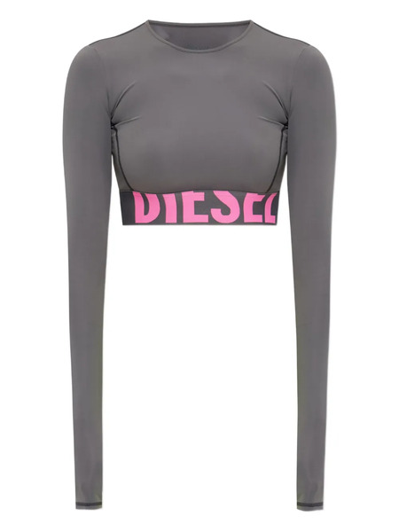  Diesel Melissa-d-pop Long-sleeve Top - Grey 