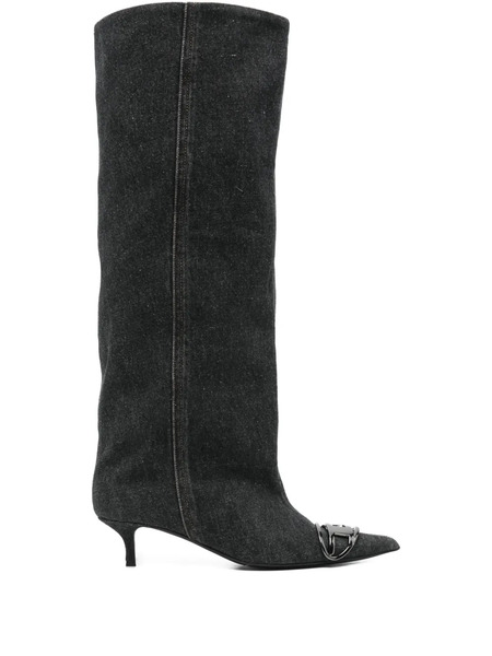  Diesel 50mm D-venus Logo-detail Boots - Blue 