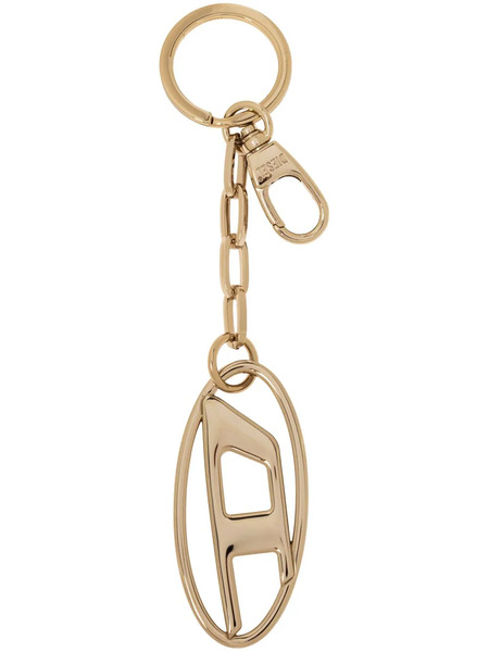  Diesel Oval D Polished Keychain - Gold 