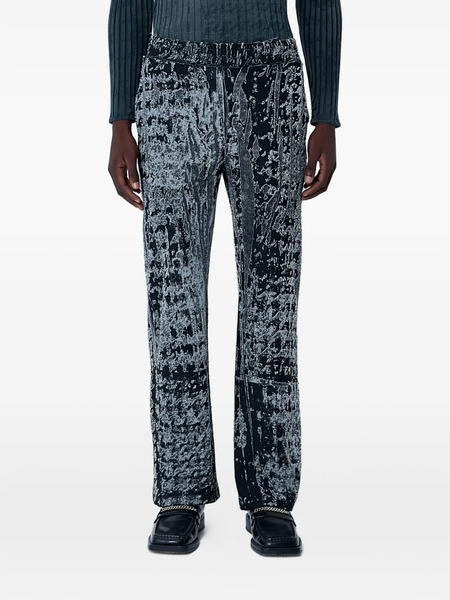  Diesel P-corr Elasticated-waistband Trousers - Blue 