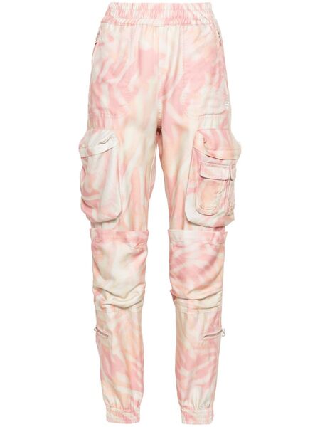  Diesel P-mirow Zebra-print Trousers - Pink 