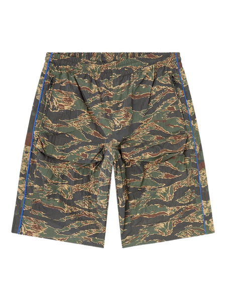  Diesel P-ramos Camouflage-print Shorts - Green 
