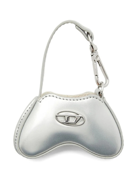  Diesel Play Charms Keyring - Silver 