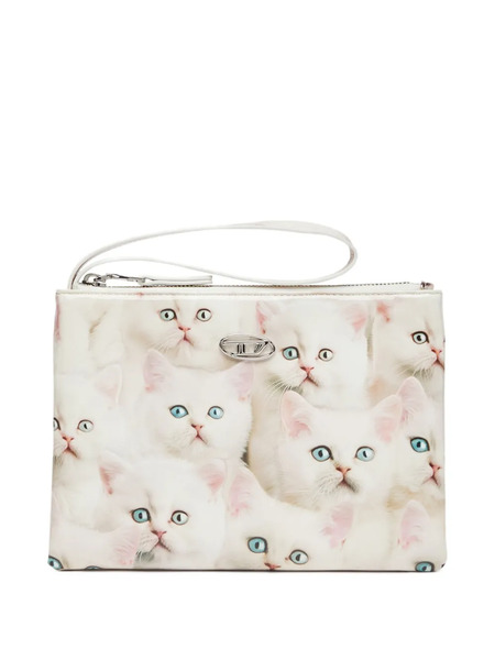  Diesel Play Pouch Ii Purse - White 