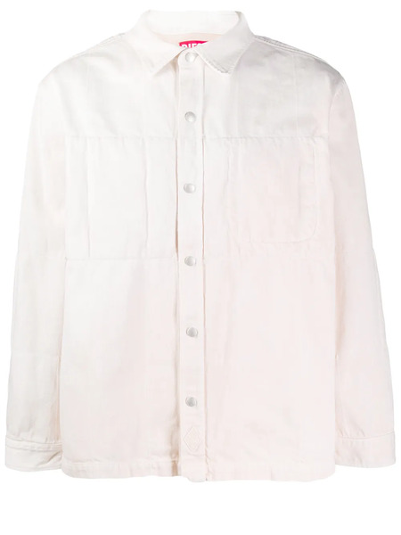  Diesel Press-stud Fastening Shirt Jacket - Neutrals 