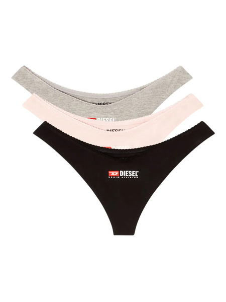  Diesel Punchy Thongs (pack Of Three) - Black 
