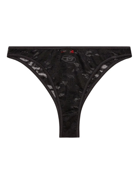  Diesel Punchy-utlt Lace-detail Thong - Black 