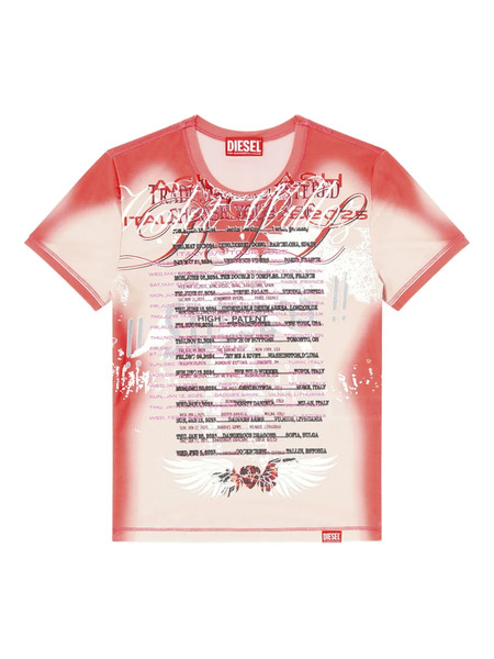  Diesel Remaster Capsule T-kalyc-1 T-shirt - Pink 