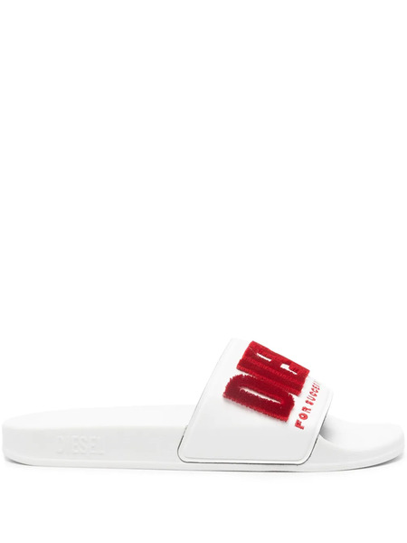  Diesel Sa-mayemi Logo Slides - White 