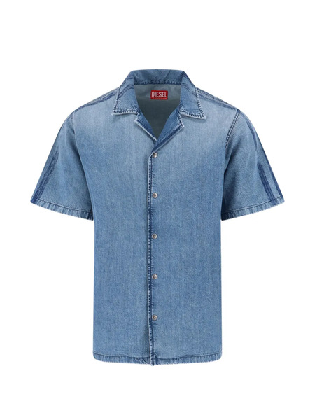  Diesel Short-sleeve Denim Shirt - Blue 