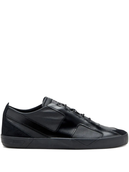 Diesel Slante Leather Sneakers - Black 