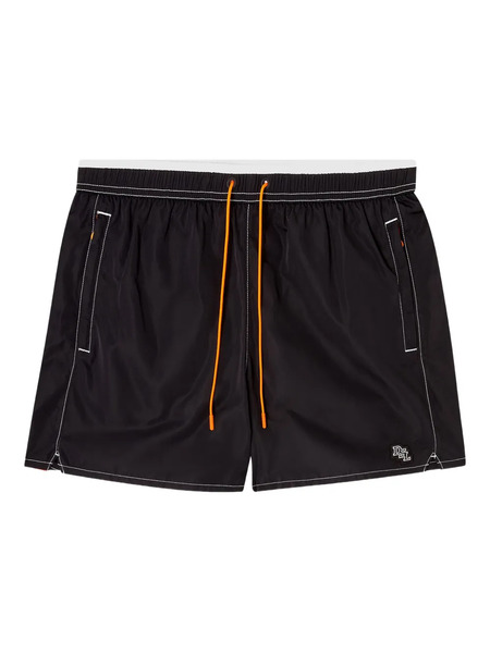  Diesel Soccer-41-d-pop-b Drawstring Swim Shorts - Black 