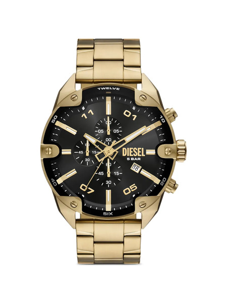  Diesel Spiked 49mm Watch - Black 