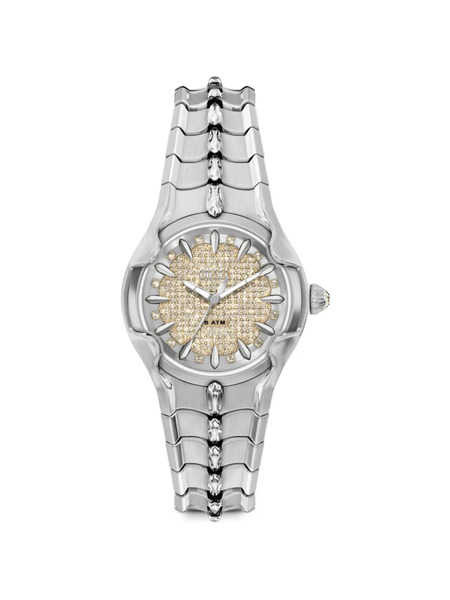  Diesel Stainless Steel Pave 32mm Watch - Neutrals 