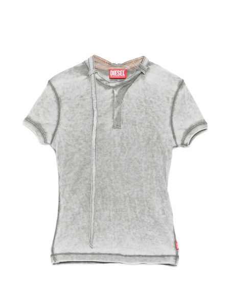  Diesel T-gary Rib T-shirt - Grey 