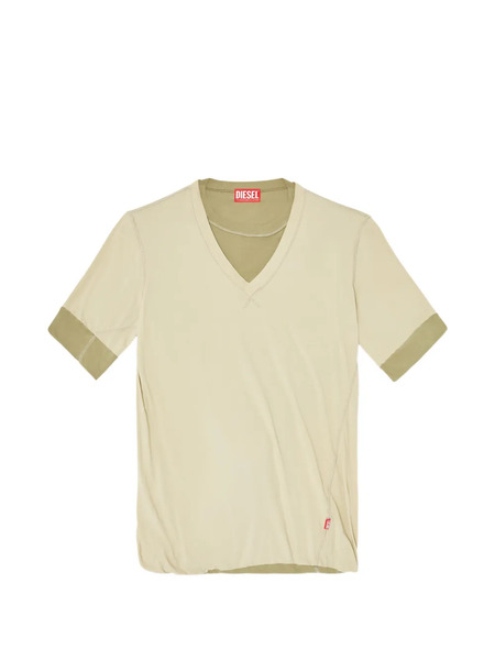  Diesel T-moody Logo-patch T-shirt - Neutrals 