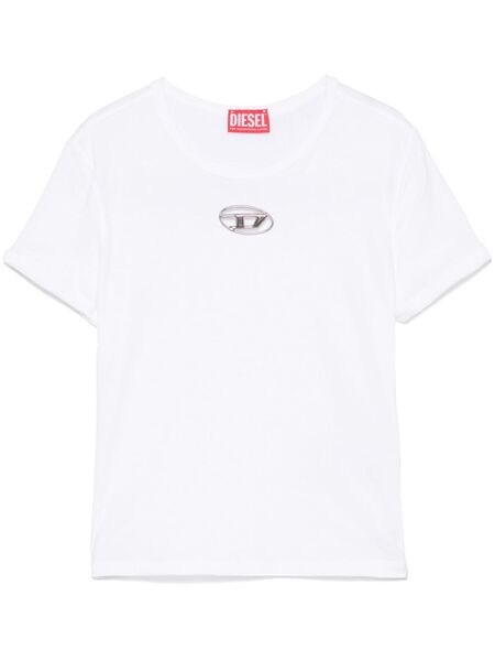  Diesel T-uncutie-long-od T-shirt - White 