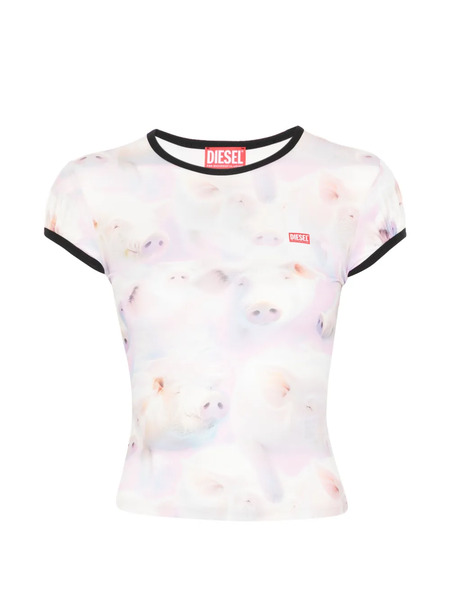  Diesel T-unkp Printed T-shirt - White 