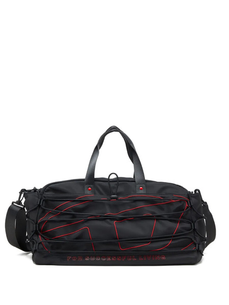  Diesel Tech-d Drawstring-detail Duffle Bag - Black 