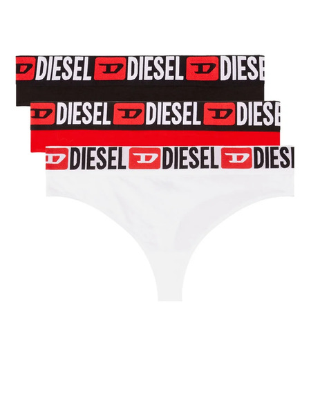  Diesel Ufst-stars Thong (pack Of Three) - Red 