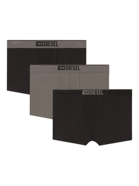  Diesel Umbx-damien Logo Boxer (pack Of Three) - Grey 