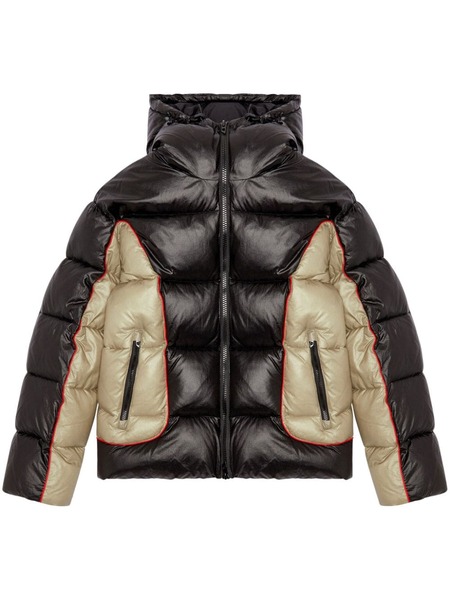  Diesel W-ostend Panelled Padded Jacket - Black 