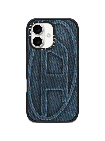  Diesel X Casetify Denim-effect Iphone 16 Case - Blue 