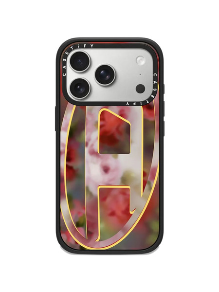  Diesel X Casetify Floral-print Iphone 17 Pro Case - Red 