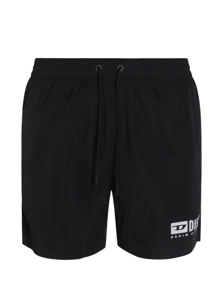  Diesel X Division Drawstring Logo Swim Shorts - Black 