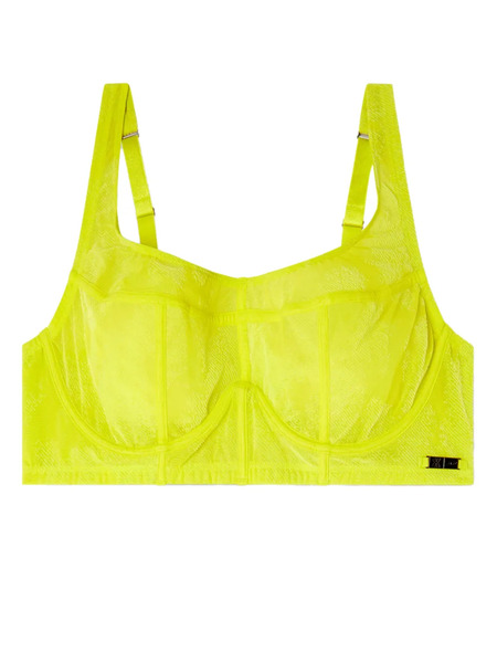  Diesel X Savage X Fenty Flocked Bra - Green 