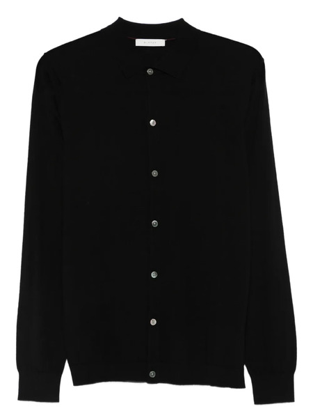  Diktat Buttoned Cardigan - Black 