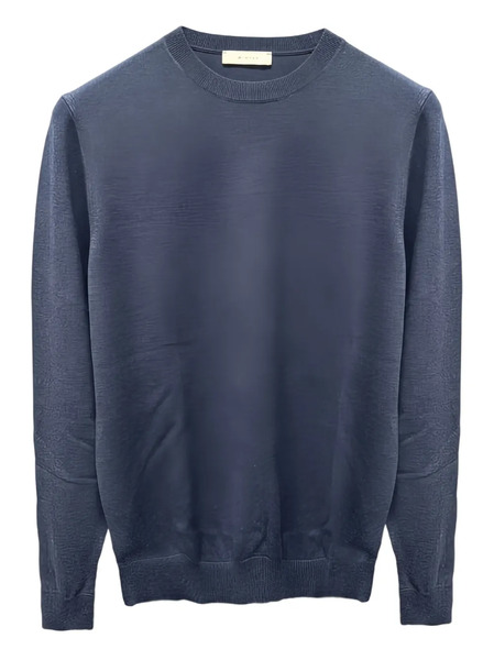  Diktat Crew-neck Sweater - Blue 