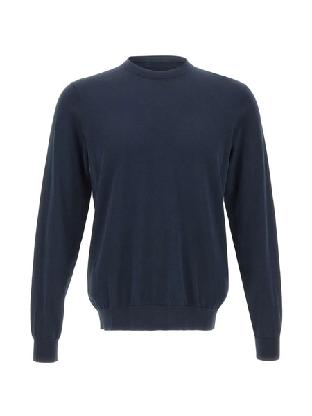  Diktat Ribbed Crew-neck Sweater - Blue 