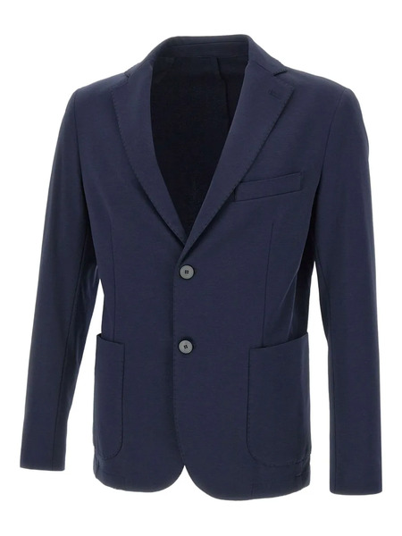  Diktat Two-button Patch-pocket Blazer - Blue 