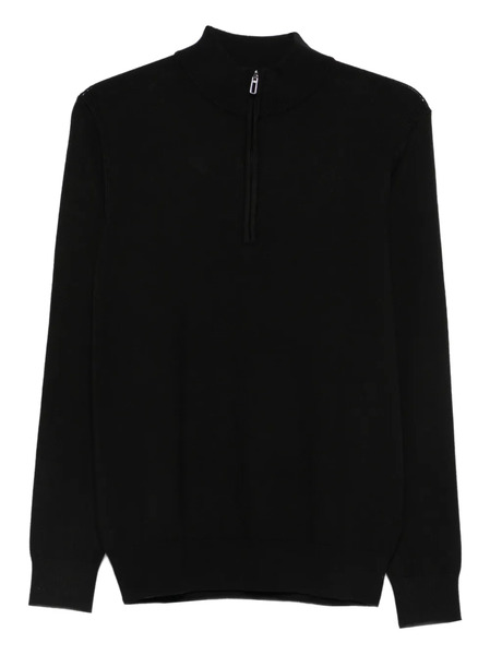  Diktat Zip Turtleneck Sweater - Black 
