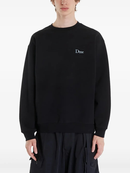  Dime Cotton Sweatshirt - Black 