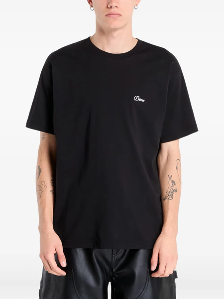  Dime Cursive Logo T-shirt - Black 