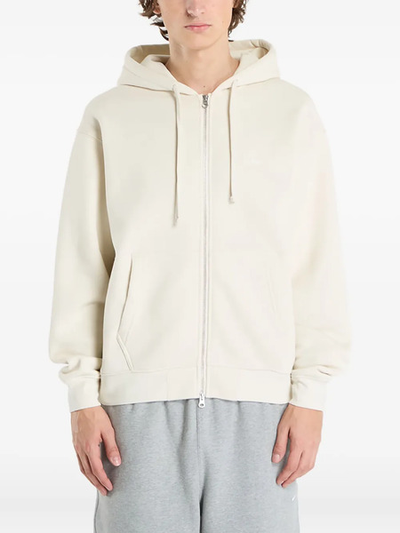  Dime Cursive Zip-up Hoodie - Neutrals 