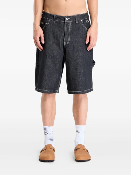  Dime Denim Utility Shorts - Black 