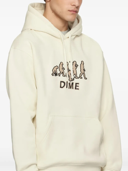  Dime Evolution-graphic Hoodie - Neutrals 